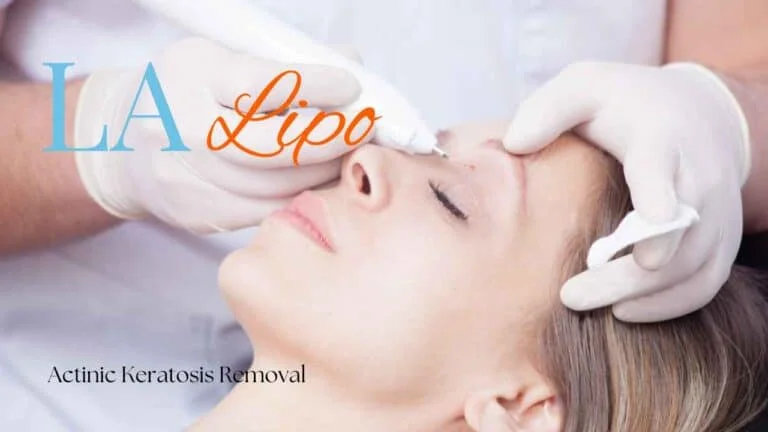 Woman receiving Actinic Keratosis Removal Treatment East Sussex