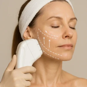 Woman having HI-FU to reduce wrinkles call LA LIPO East Sussex Now!