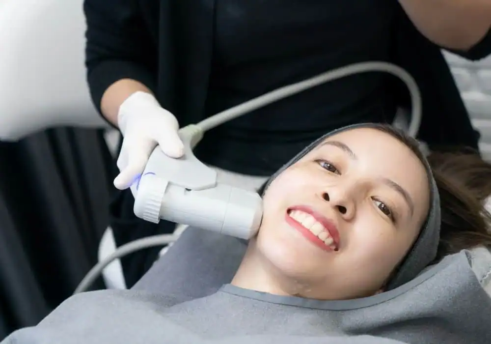 HIFU treatment East Sussex in progress